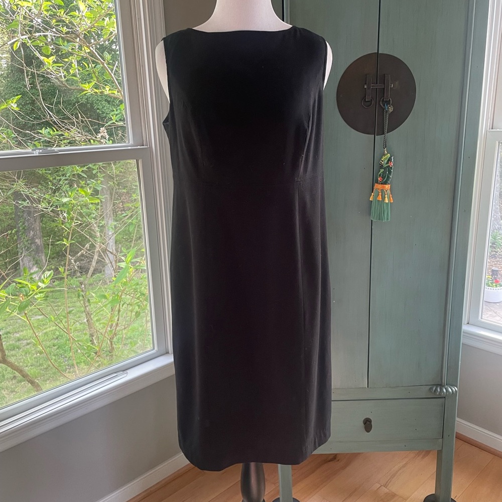 Lane Bryant size 16 Black work dress. Side zip